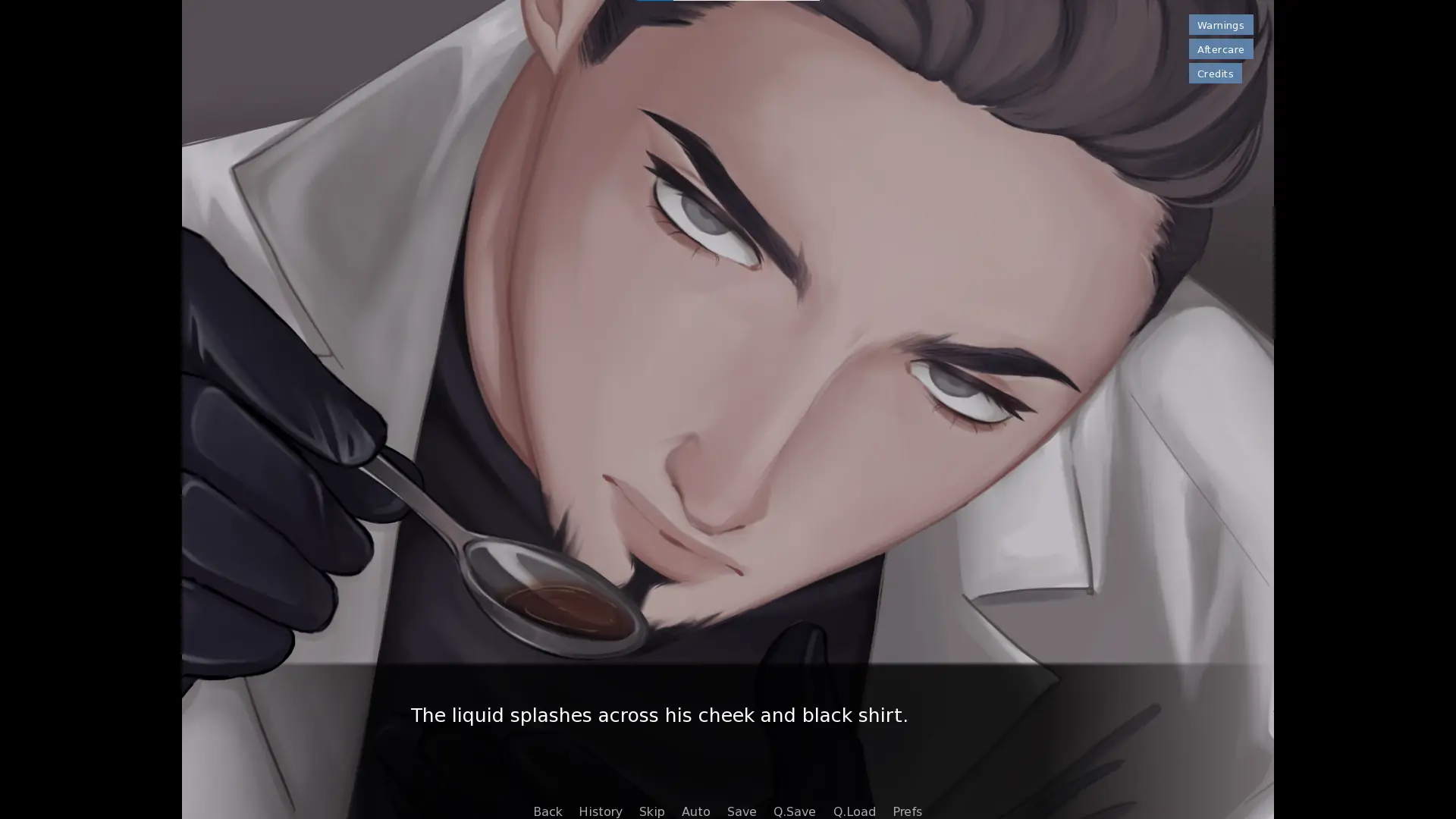 Just Be Patient psychological horror dialogue