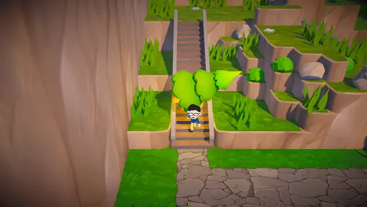 Trees Hate You screenshot with a snowy forest area