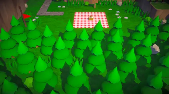 Trees Hate You screenshot with signs and misleading paths