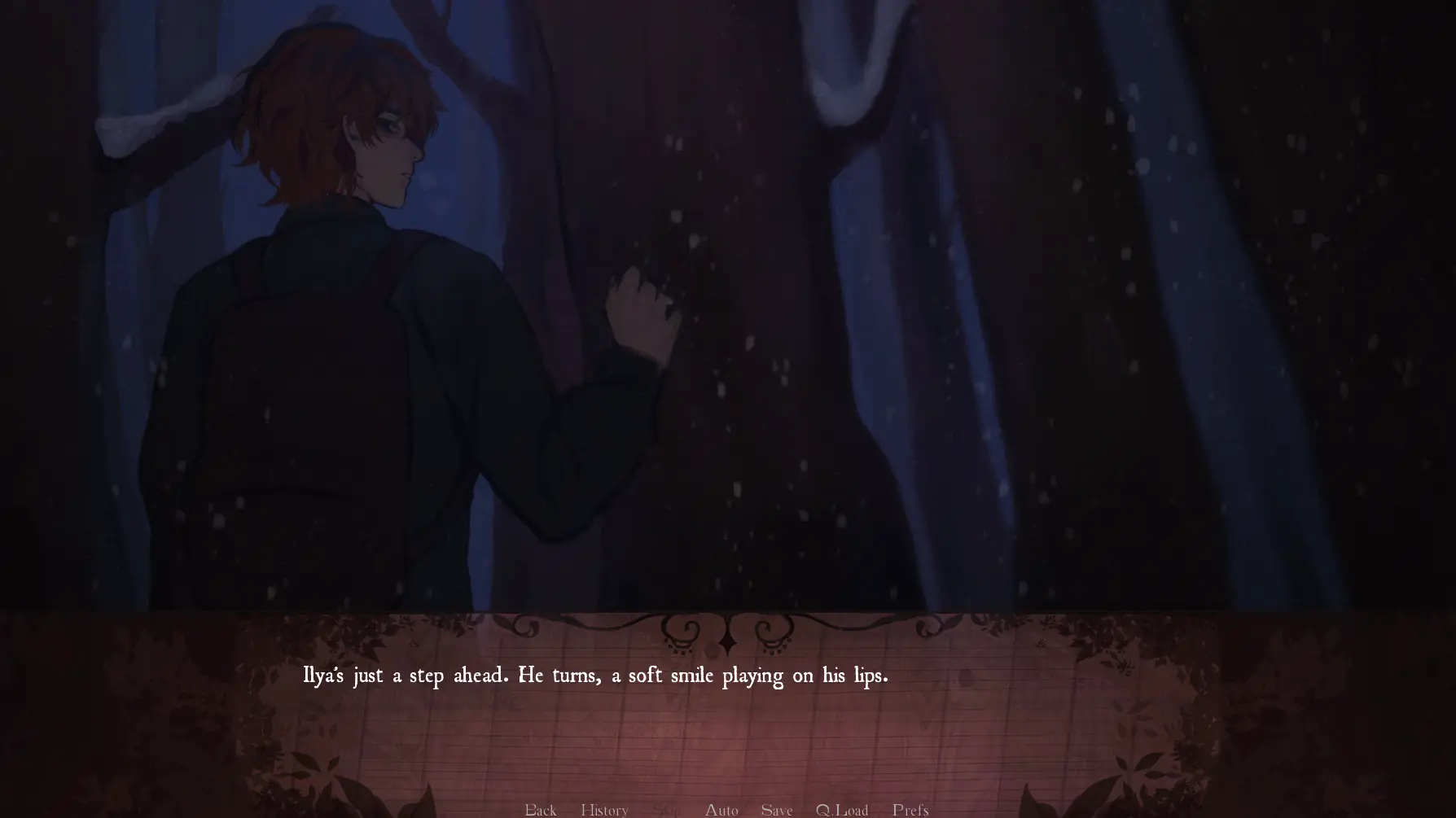 A tense visual novel dialogue scene from Watch the Road